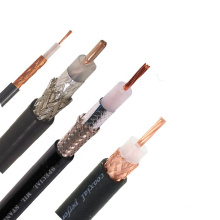 Black color Single core PTFE Insulated Shield Coaxial Cable